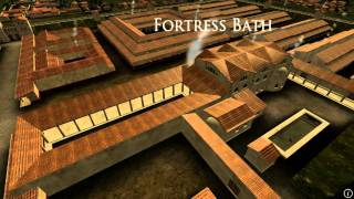 Animation of ancient Roman Fort in Caerleon Wales [upl. by Nirok]