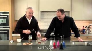 How to make a frappé coffee using an aerolatte milk frother [upl. by Baskett533]