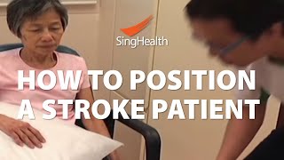 How To Position A Stroke Patient [upl. by Alimat21]