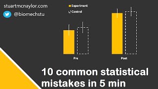 Ten Statistical Mistakes in 5 Min [upl. by Apur823]