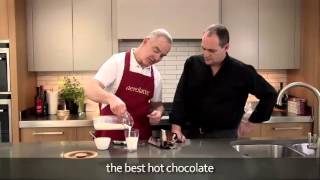 How to make a hot chocolate using an aerolatte milk frother [upl. by Eciryt]