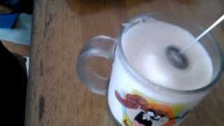 Aerolatte Review Frothing Cold Milk In Under 1 Minute [upl. by Reamy268]